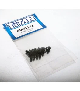 Team Titan 60401-2 RIVETTI PLASTICA / plastic rivets parts for 1/8 bodies #O - Imagen 1 de 1