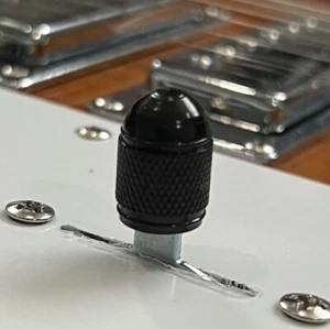 Kinnatone Stubby schwarz Schalterspitze Knauf Strat Tele Style Klinge Stil - Bild 1 von 3