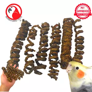 Bonka Bird Toys 2927 Pk6 Vino Palma Manantiales Pie Garra Artesanía Parte Pájaro Juguetes Mascota - Imagen 1 de 7