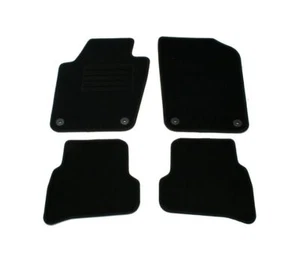 VW POLO 6R 2009 2010 2011 2012 2013 2014-2017 BLACK VD140 CAR FLOOR MAT VELOUR - Picture 1 of 5