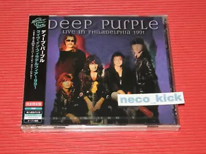 4BT DEEP PURPLE LIVE IN PHILADELPHIA 1991 JAPAN 2 CD - Picture 1 of 2
