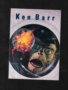 Ken Barr Beast Within 1994 Comic Images GREEN Foil Stamped Card F6