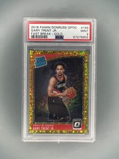 GARY TRENT JR 2018 Panini Donruss Optic 199 FAST BREAK GOLD /10 PSA 9 MINT RC