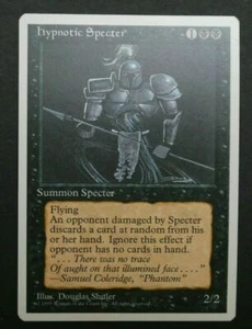 Hypnotic Specter MTG NM Card - 4th Edition - Picture 1 of 2