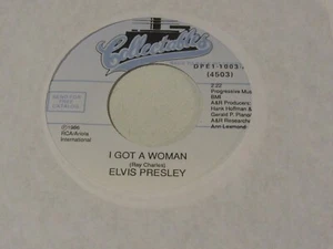 Elvis Presley  45   I Got A Woman  Collectables - Picture 1 of 2