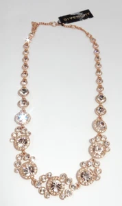 COLLAR DECLARACIÓN GIVECHY FIRMADO 17", ORO ROSA Y PEDRERÍA - Imagen 1 de 15