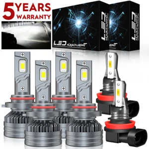 For Ford Explorer XLT Sport Utility 3.5L 2011-15 LED Headlight Fog Light Bulb M9 - Picture 1 of 16