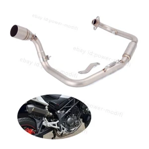 For Benelli TNT135 TNT125 2017-2025 Connect 51MM Tips Exhaust System Header Pipe - Picture 1 of 10