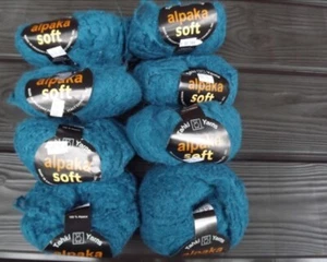 Tahki Alpaca Soft, 1 sk. 100 % alpaca, col. 10 turquoise,43 yards ea/4 available - Picture 1 of 2