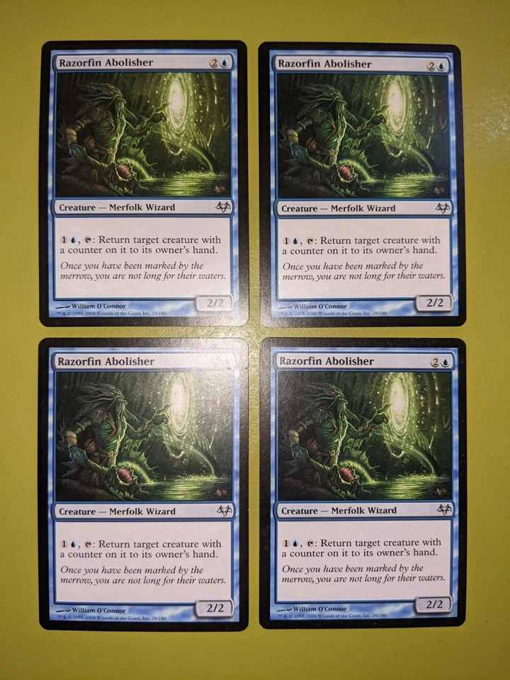 Razorfin Abolisher x4 Eventide 4x Playset Magic the Gathering MTG - Image 1 of 1