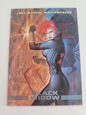 Black Widow - 1993 Skybox Marvel Masterpieces Trading Card #67 USED