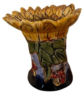 Blue Sky Clayworks Tea Light Tart Warmer Heather Goldminc Sunflower Lady Bug - Picture 1 of 4