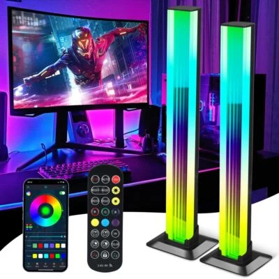 2 pezzi LED Lightbar retroilluminazione TV RGB lampada da gioco APP luce ambiente - Immagine 1 di 4