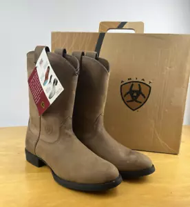 Ariat Women's 6.5 B Heritage Roper Cowboy Western Boots 10000797 / 14525 Brown - Picture 1 of 17