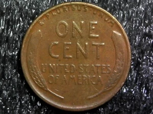 1934-P Lincoln Wheat Cent Penny Coin Double Die Reverse DDR Error Inv#E4373 - Bild 1 von 2
