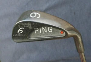 Ladies Ping Karsten 1 #6 Iron K1 With Original Grip - Orange Lie Angle - Picture 1 of 3