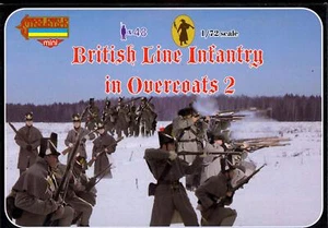 Strelets Models 1/72 NAPOLEONIC WAR BRITISH LINE INFANTRY IN OVERCOATS Set #2 - Picture 1 of 5