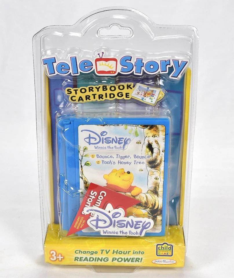 Tele Story Storybook Cartridge Disney Winnie The Pooh 2 Stories