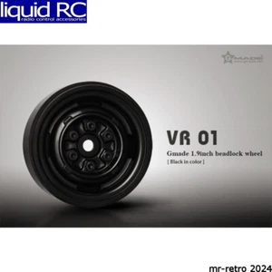 G-Made 70104 1.9 Vr01 Beadlock Wheels Black 2 - Picture 1 of 2