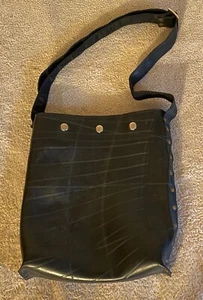 Upcycled Recycled Tire Tube Shoulder Crossbody Bag Purse Two's Company - Picture 1 of 17