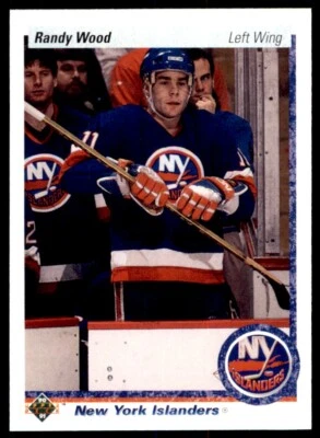 1990-91 Upper Deck Randy Wood . New York Islanders #16 - Image 1 of 2