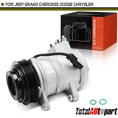 Compresor de aire acondicionado con embrague para Jeep Grand Cherokee 05-07 Dodge Durango Chrysler Foto 1 de 4