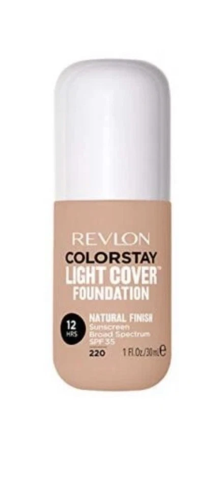 Revlon COLORSTAY Light Cover Foundation, 220 Natural Beige  1 fl oz NEW - Image 1 of 1