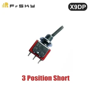 FrSky Taranis X9D Plus Transmitter 3 Position Short Toggle Remote Control Switch - Picture 1 of 3