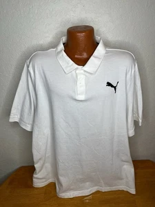 Herren Puma Dry Cell S/S Polo Golf Shirt 3XL XXXL - Weiß - Baumwolle - Bild 1 von 5