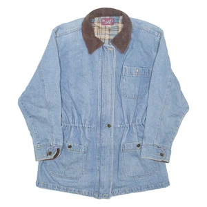DENIM & CO Womens Blanket Lined Denim Jacket Blue L - Picture 1 of 6