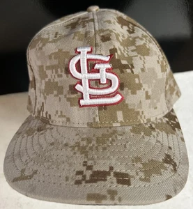 New Era 59Fifty St Louis Cardinals On Field Hat Fitted Mens 7 1/2 Digital Camo - Picture 1 of 6