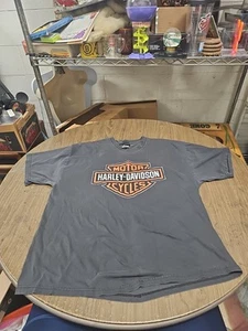 Harley Davidson Shirt Men's XL Grapic Logo Ocean City MD Faded - Picture 1 of 7