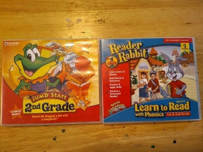  JumpStart: Learning System 2nd Grade (PC CD-ROM, 1996) Reader Rabbit Learn 2 Cd - Image 1 of 4