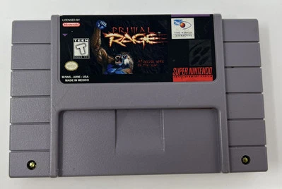Primal Rage Super Nintendo SNES Fighting Game Cartridge Tested - Image 1 of 3