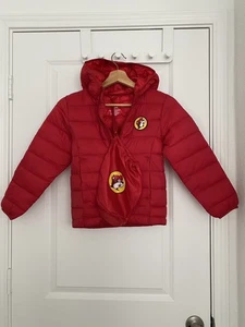 Rote Bucees gefütterte Jacke mit Packsack - Größe Youth Small - Bild 1 von 13
