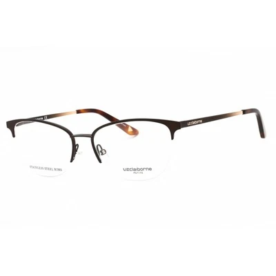 Anteojos para mujer Liz Claiborne marrón mate metal forma ovalada marco L466 0YZ4 00 Foto 1 de 2