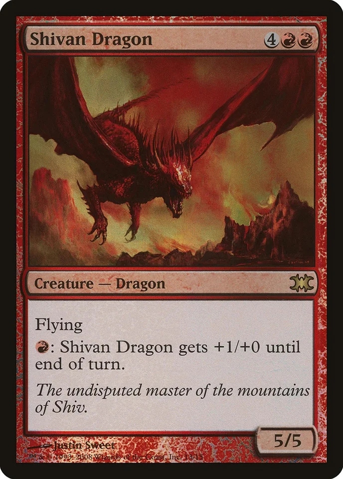 Shivan Dragon FOIL From the Vault: Dragons PLD Red Rare MAGIC CARD ABUGames - Image 1 of 1