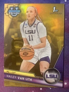 2023-24 Bowman University Chrome - Hailey Van Lith #25 Gold Refractor /50 - Bild 1 von 2
