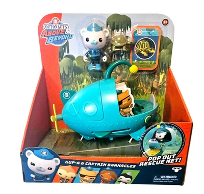 Conjunto de brinquedos Octonauts Above & Beyond Gup-R com capitães cracas e figuras de tartaruga - Imagem 1 de 4