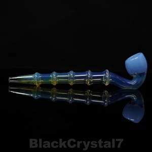 10" Handmade Long Blue Plasma Ghost Gandalf Sherlock Tobacco Smoking Bowl Pipe - Picture 1 of 4