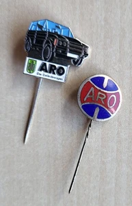 Vintage enamel ARO Geländewagen Car stick pin badges - Foto 1 di 2