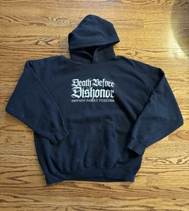 Rare OG Vintage Death Before Dishonor Friends Family Forever HOODIE XL READ DESC - Bild 1 von 15