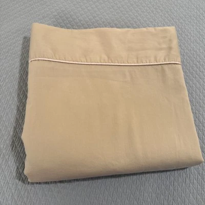 Sábana plana Wamsutta Elite Satén King color tostado/rosa 100 % peinado Pima ligero Foto 1 de 4