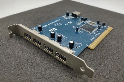 HP 5-Port PCI Slot USB 2.0 Card (4 External Ports + 1 Internal) MPN: P8294AA#ABA - Image 1 of 4