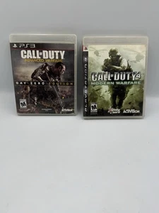 Call of Duty Advanced Warfare + Modern Warfare (Sony PS3, pacchetto CIB) - Foto 1 di 3