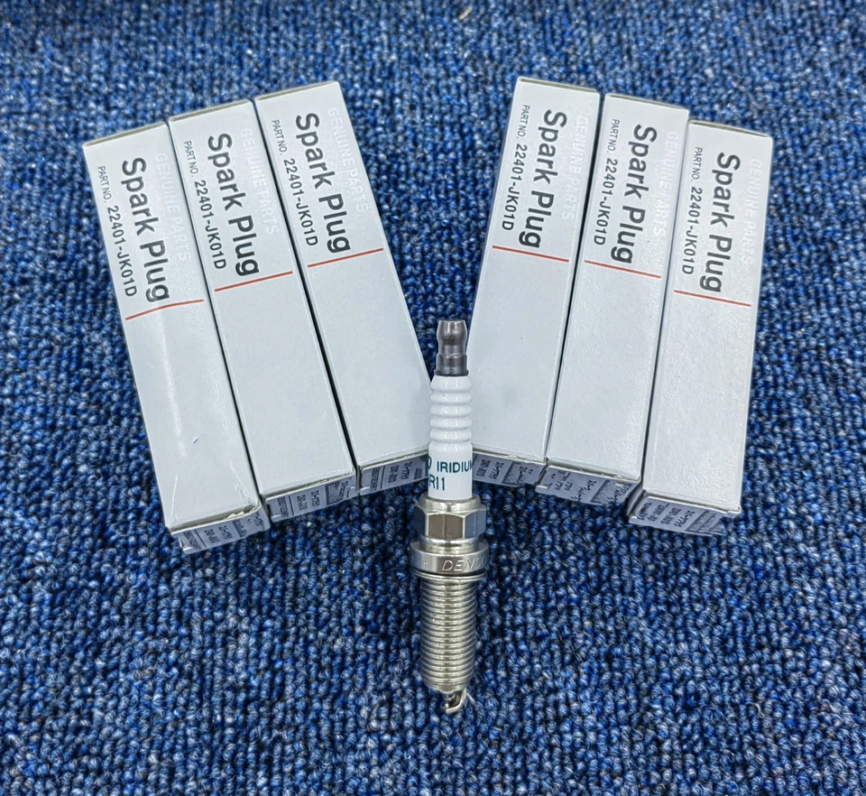6pc NEW Spark Plugs for Denso NISSAN INFINITI 22401-JK01D FXE24HR11 3457 - Image 1 of 1