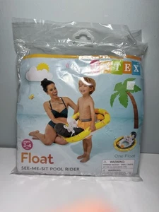 Intex Inflatable See Me Sit Pool Ride Penguin Float Age 3-4 Weight to 50 Lb - Picture 1 of 8