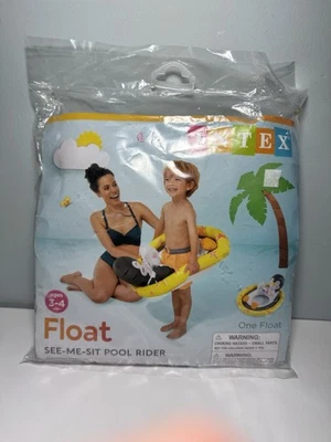 Intex Inflatable See Me Sit Pool Ride Penguin Float Age 3-4 Weight to 50 Lb - Image 1 of 4