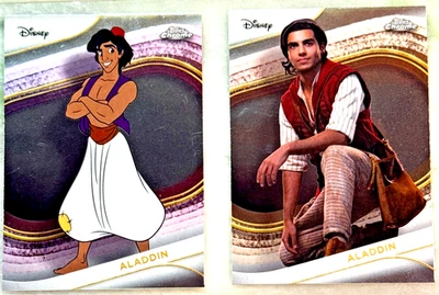 Aladdin 2025 Topps Chrome Disney Live Action & Base Card Set-#184 & 187 Aladdin - Bild 1 von 4