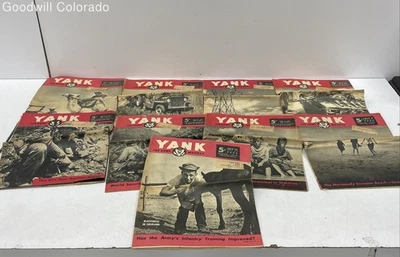 Bundle of Vintage Yank Army Weekly Magazines - Image 1 of 4
